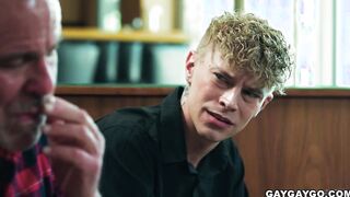 Harley slobbers and fucks Dale's boner