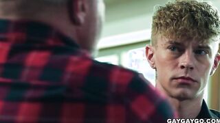 Harley slobbers and fucks Dale's boner