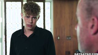 Harley slobbers and fucks Dale's boner