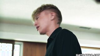 Harley slobbers and fucks Dale's boner