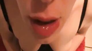obedient cum whore with mouth brace