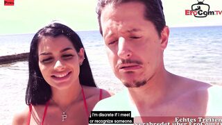 Real Hot date with tourist 19 yo inside holiday and german macho