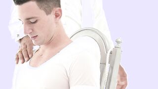 Tyler Tanner ass fucked by Felix Kamp using glass dildo