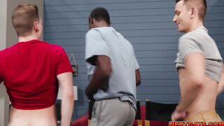 Michael Flex and Prince Reign fucked by Aiden Langston
