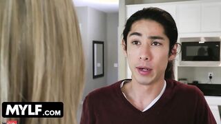 Good Cutie milf Lilly James Cheats on her Husband and Getting Young Studs Long Load inside her Juicy Muff