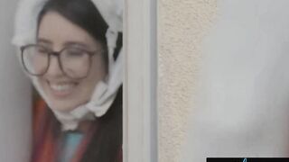 GIRLSWAY Nerdy Girls have their first 3Way with Virtual MILF