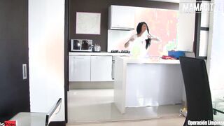 MAMACITAZ - (Alex Moreno, Otalia Barrios) - Long Ass Colombian Maid Is Hungry For Some Dick After Work