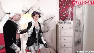 LETSDOEIT - Surprise Halloween Banged! With Cutie Step Daughter