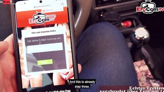 German huge breasts MILF make a real tinder date point of view
