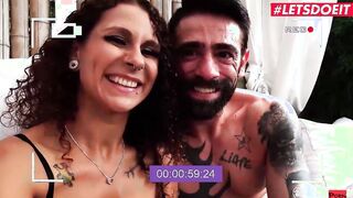 BUMSBESUCH - Amateur Couple Tries Fucking On Camera For The First Time - LETSDOEIT