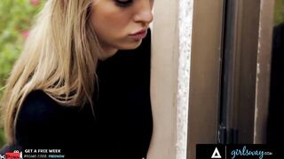 GIRLSWAY - Kristen Scott Has A Roleplay three Way With Her Fiance And Their Bestie Lexi Belle
