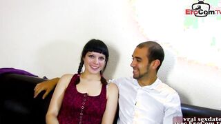 French Women next door try amateur casting