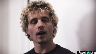 Small tits Sophia Burns blowjob his stepcous Robby Echo
