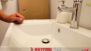 3-Way Porn - Alt sexy Pounded her Boyfriend with her teens Step-Sis