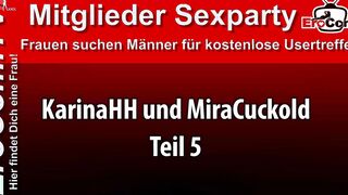 Sensual German Girls sharing cum during the Group Sex Party