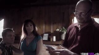 Joshua joins Syren and Nikki to make a threesome sex