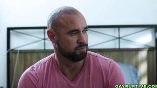 Michael Roman leads Dylan Hayes to a torrid sex