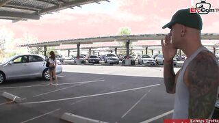 Petite Teenie with small titties pick up at the street