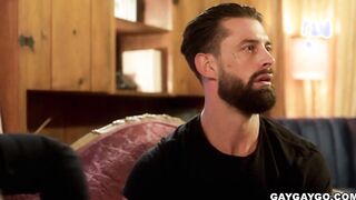 Alpha and Isaac take turns in penetrating their holes