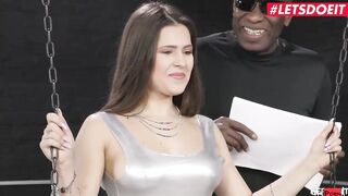 HERLIMIT - (Serina Gomez, Mike Chapman) - Thin Shy Barely Legal Getting Her Asshole Destroyed By Biggest Black Cock