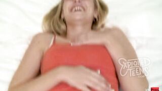 She is eighteen and very nervous starring inside her first xxx video