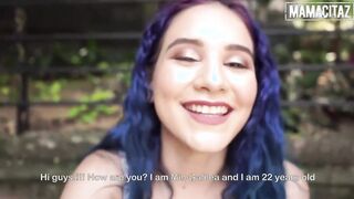 MAMACITAZ - (Min Galilea, Logan Salamanca) - Blue Hair Latina teen Year Older Drilled