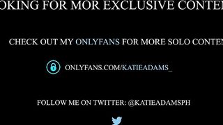 He wrecked my twat as a christmas present - Katie Adams -