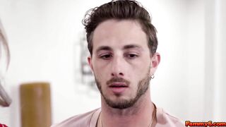 Stepson gets to banged! his vulgar stepmoms snatch and asshole