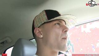Thin blonde hoe with small tits getting a gigantic cummed