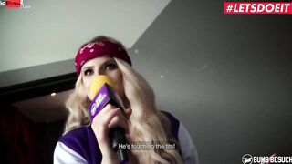 BUMSBESUCH - Huge Tit Porn Celeb Lilli Vanilli Surprises The Janitor With Good Sex - LETSDOEIT