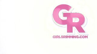GIRLSRIMMING - Wet step-family anal satisfaction with hot Avery Black