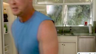 Busty TS caught boyfriend fucking stepsis