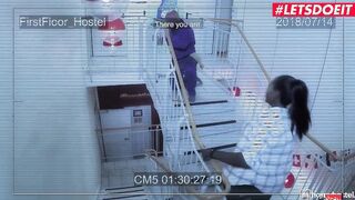 #LETSDOEIT - Julia Parker And Jean Pallett - JANITOR TAKES ADVANTAGE OF