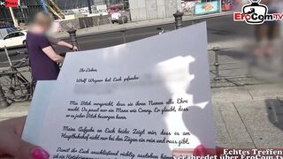 german cougar bitch have a real outdoor blind date