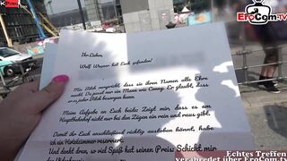 german cougar bitch have a real outdoor blind date
