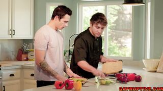 Jayden fucks his coocking teacher Calvin