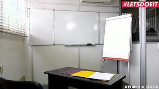 LETSDOEIT - Gigantic Butt Teacher Valentina Nappi Double Penetrated Inside School