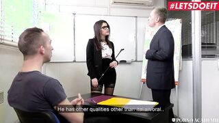 LETSDOEIT - Gigantic Butt Teacher Valentina Nappi Double Penetrated Inside School