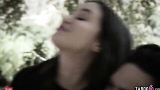 18 Yo Gia Paige with divorced parents DPed by two brothers