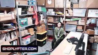 oriental beauty Jade Noir Caught Stealing And Punished