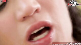 British cute petite amateur mom nailed with small hooters
