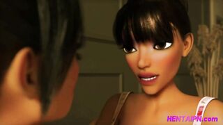 Double Snuggle CRAZY FUTA with Two Cocks Animation