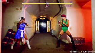 Sex Fighter: Chun Li vs. Cammy (XXX Parody) Sex Video With Christen Courtney, Rina Ellis - Brazzers Official