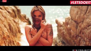 DoeProjects - Angel Piaff Friendly Czech babe Sexual Public Bj at the