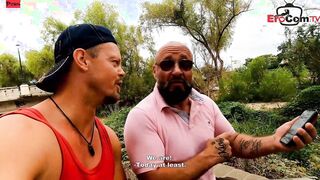 German tourist pick up mexian blonde bimbo for porn date