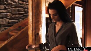 Dirty Beauty model with perfect Beauty body masturbates to an intense orgasm