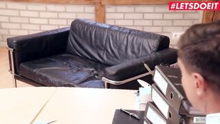 BUMSBUERO - Sexual Secretary Lena Nitro can't contain her Lust for Hard Cock - LETSDOEIT