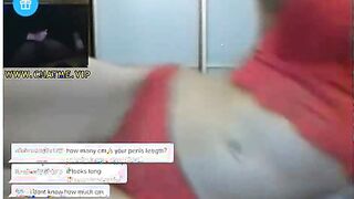 Brunette teen masturbating on video chat
