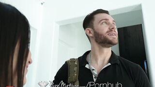PUREMATURE welcome Home Banged! with Old Vagina