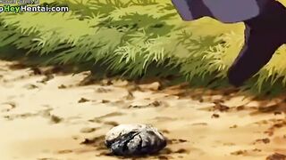 Hentai beautiful teen with amazing tits gets creamed